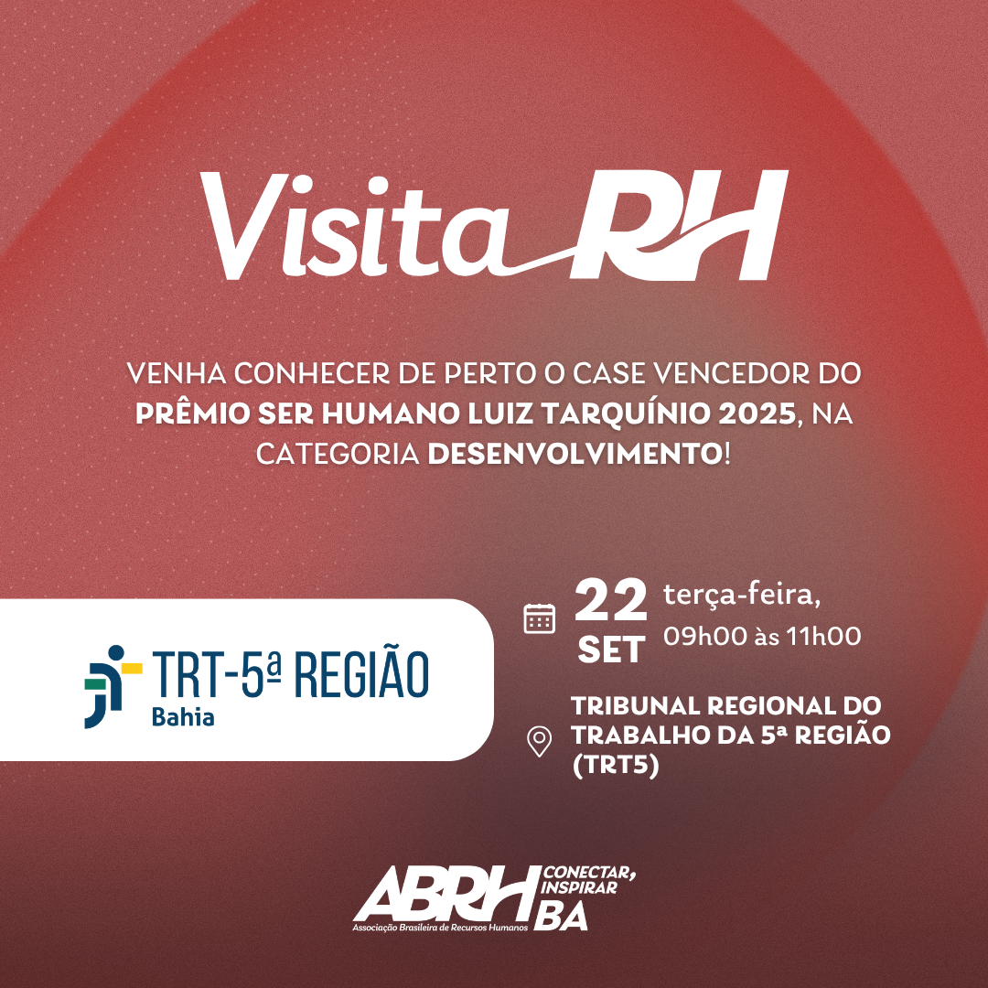 VisitaRH | TRT da 5ª Região – Vencedor do PSH 2025 | Categoria Desenvolvimento