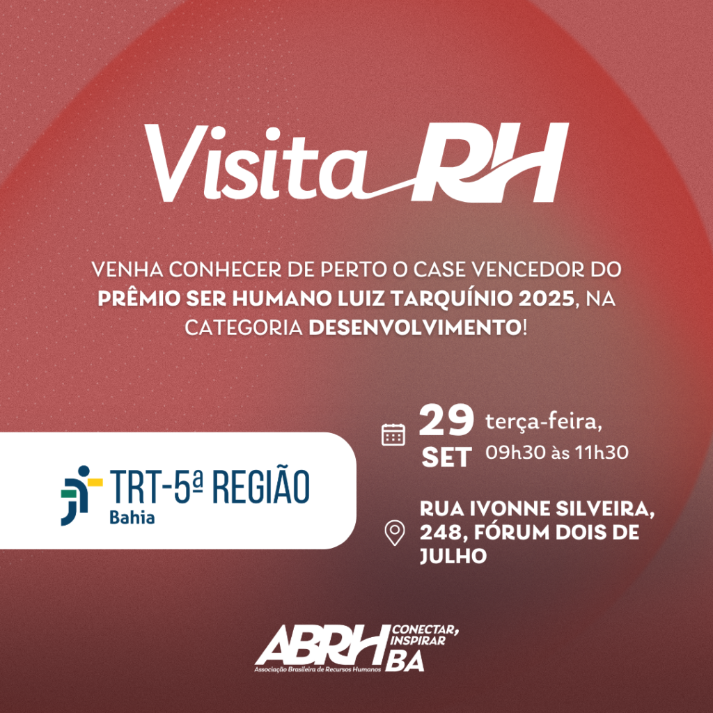 VisitaRH | TRT da 5ª Região – Vencedor do PSH 2025 | Categoria Desenvolvimento