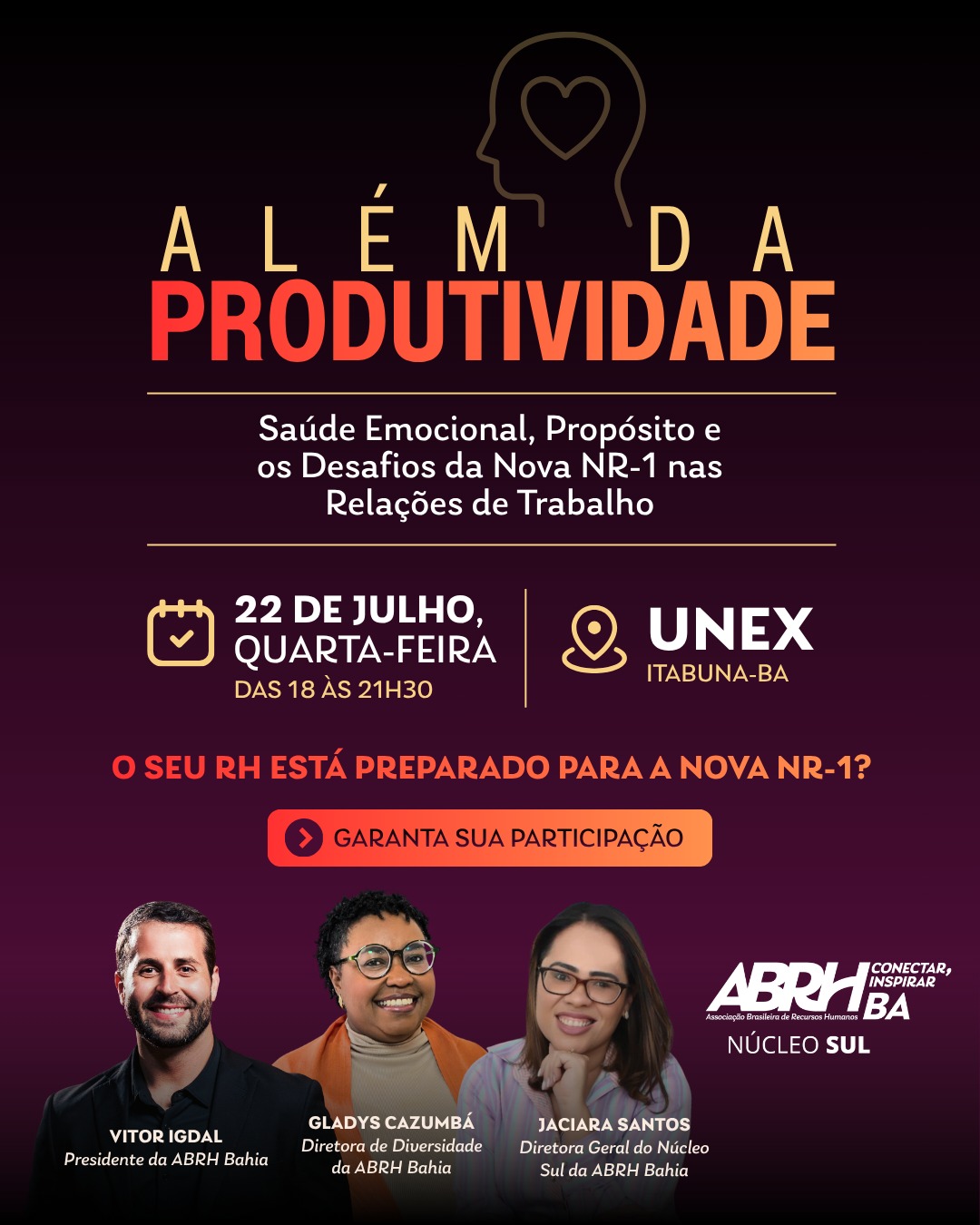 Além da Produtividade @NÚCLEO-SUL